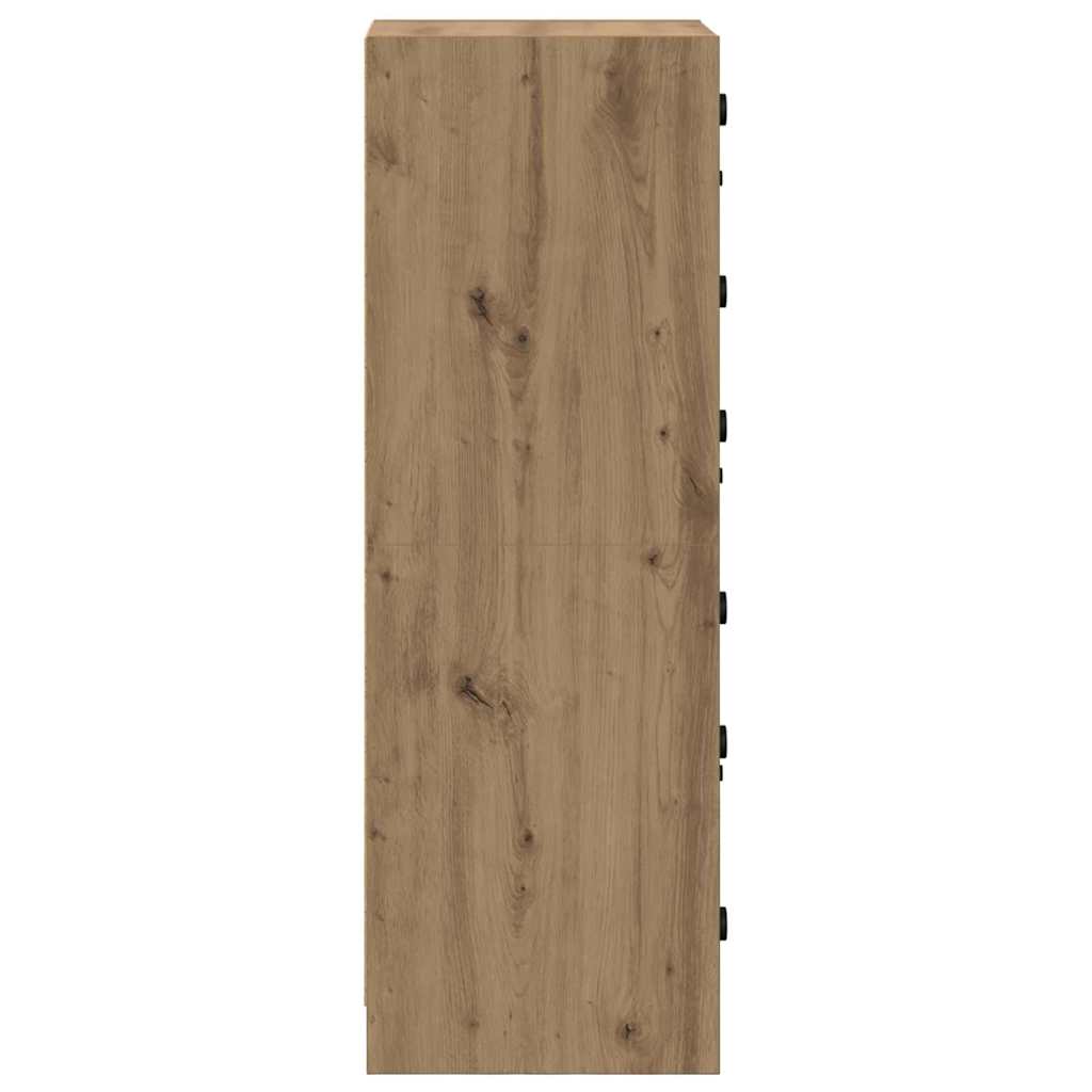 Credenza Rovere artigianale 35 x 37 x 109 cm Legno multistrato