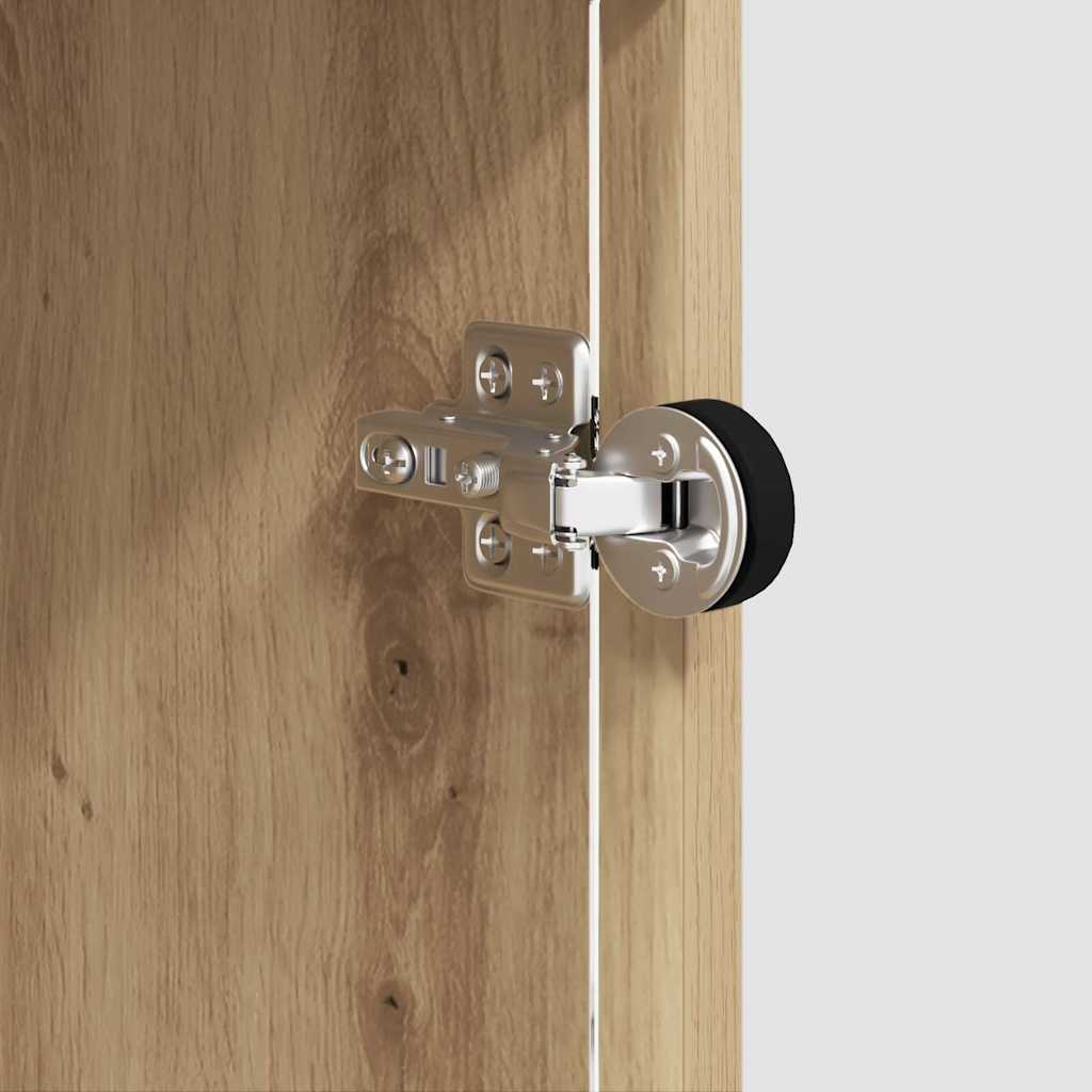 Credenza rovere artigianale 35 x 37 x 76 cm Legno multistrato