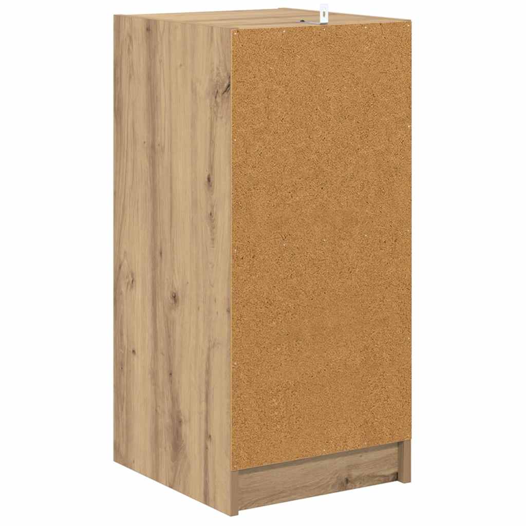 Credenza rovere artigianale 35 x 37 x 76 cm Legno multistrato