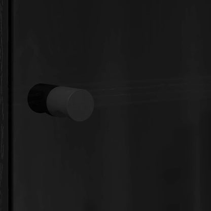 Credenza Rovere Nero 35 x 37 x 142 cm Legno multistrato