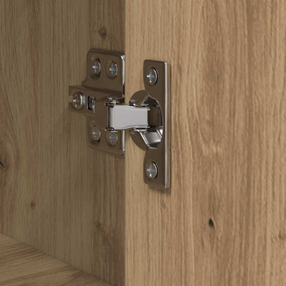 Credenza Rovere artigianale 35 x 37 x 142 cm Legno multistrato