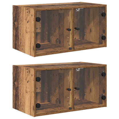 Armadi da Parete 2 pz 68 x 37 x 35 cm Legno ingegnerizzato | homemem39