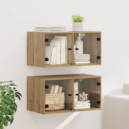 Armadi da Parete 2 pz 68 x 37 x 35 cm Legno ingegnerizzato | homemem39