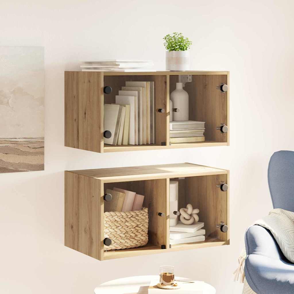 Armadi da Parete 2 pz 68 x 37 x 35 cm Legno ingegnerizzato | homemem39