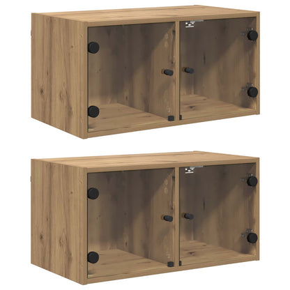 Armadi da Parete 2 pz 68 x 37 x 35 cm Legno ingegnerizzato