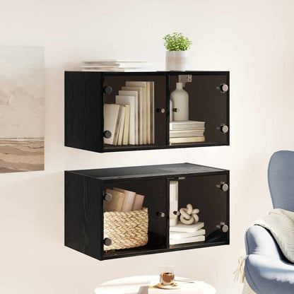 Armadi da Parete 2 pz 68 x 37 x 35 cm Legno ingegnerizzato | homemem39