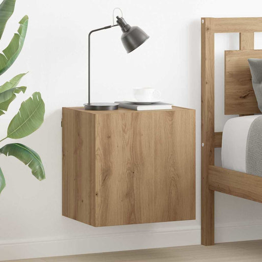 Mobiletti TV da Parete 2 pcs Rovere artigianale 40,5x30x40cm