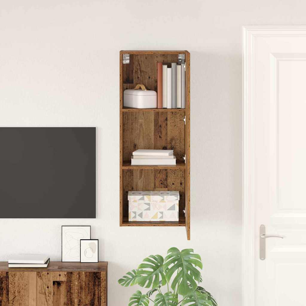 Mobile TV da parete Legno vecchio 40,5 x 30 x 102 cm