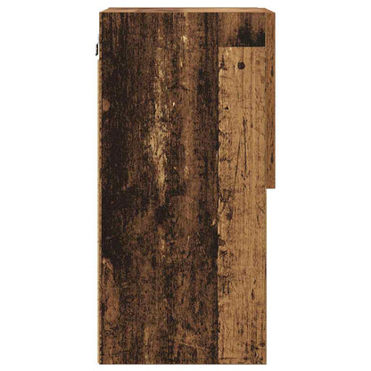 Mobile TV da Parete con LED Legno vecchio 30,5 x 30 x 60 cm | homemem39