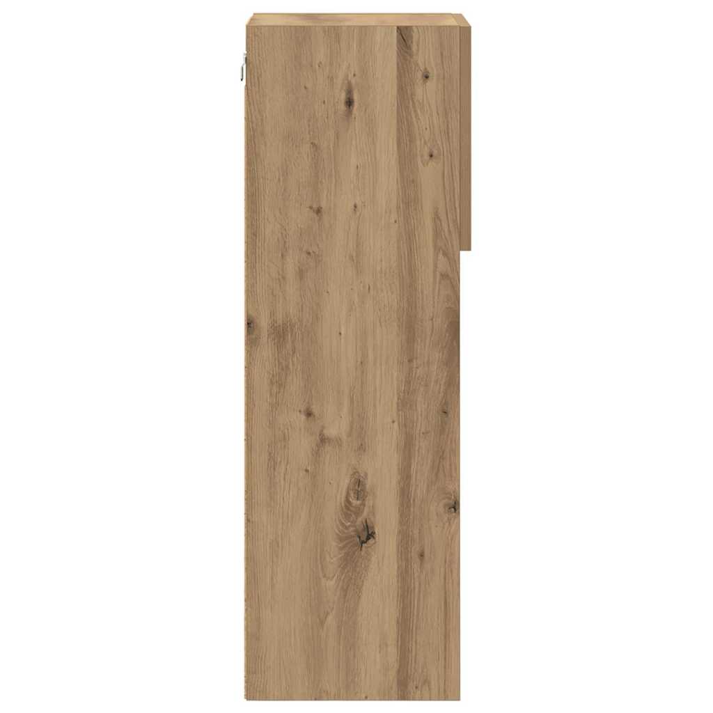 Mobile TV da Parete Rovere artigianale 30,5 x 30 x 90 cm | homemem39