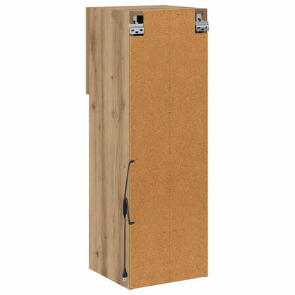 Mobiletti TV a parete 2 pz Rovere artigianale