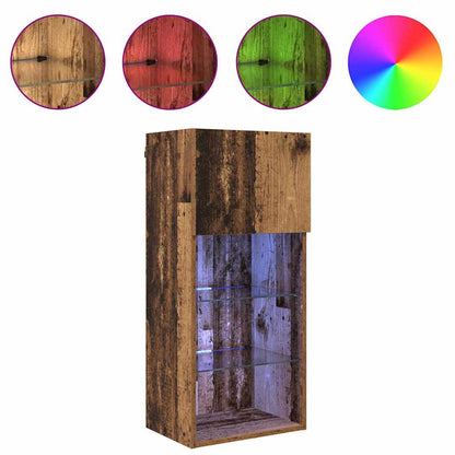 Mobile TV da Parete Legno vecchio 40,5 x 30 x 90 cm