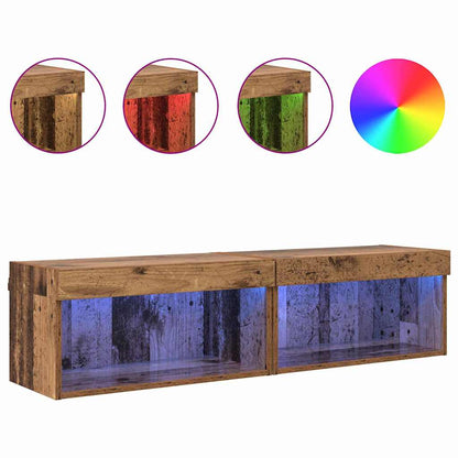 Mobili TV 2 pcs Legno vecchio 60 x 30 x 30 cm Legno multistrato