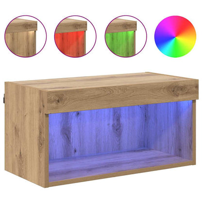 Mobile TV Rovere artigianale 60 x 30 x 30 cm Legno multistrato