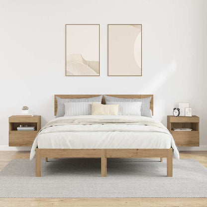 Mobiletti TV da Parete 2 pcs Rovere artigianale 40 x 30 x 40 cm