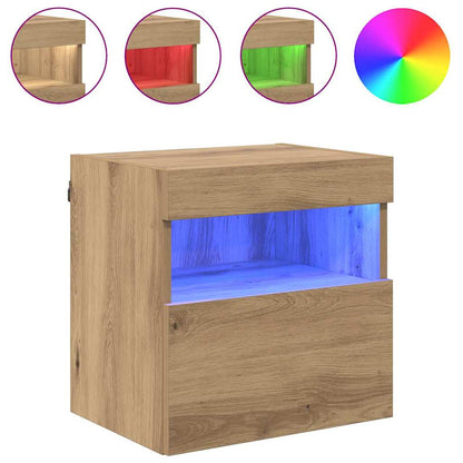 Mobiletti TV da Parete 2 pcs Rovere artigianale 40 x 30 x 40 cm