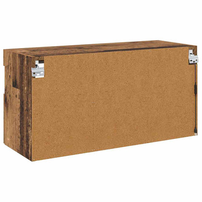 Mobile TV da parete 80 x 30 x 40 cm Legno vecchio