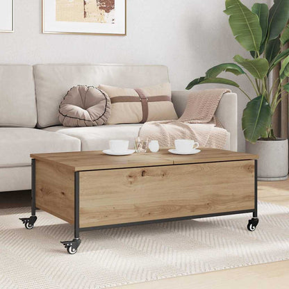 Tavolino da salotto Rovere artigianale 91 x 55 x 32 cm | homemem39