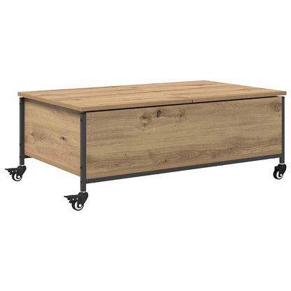 Tavolino da salotto Rovere artigianale 91 x 55 x 32 cm | homemem39