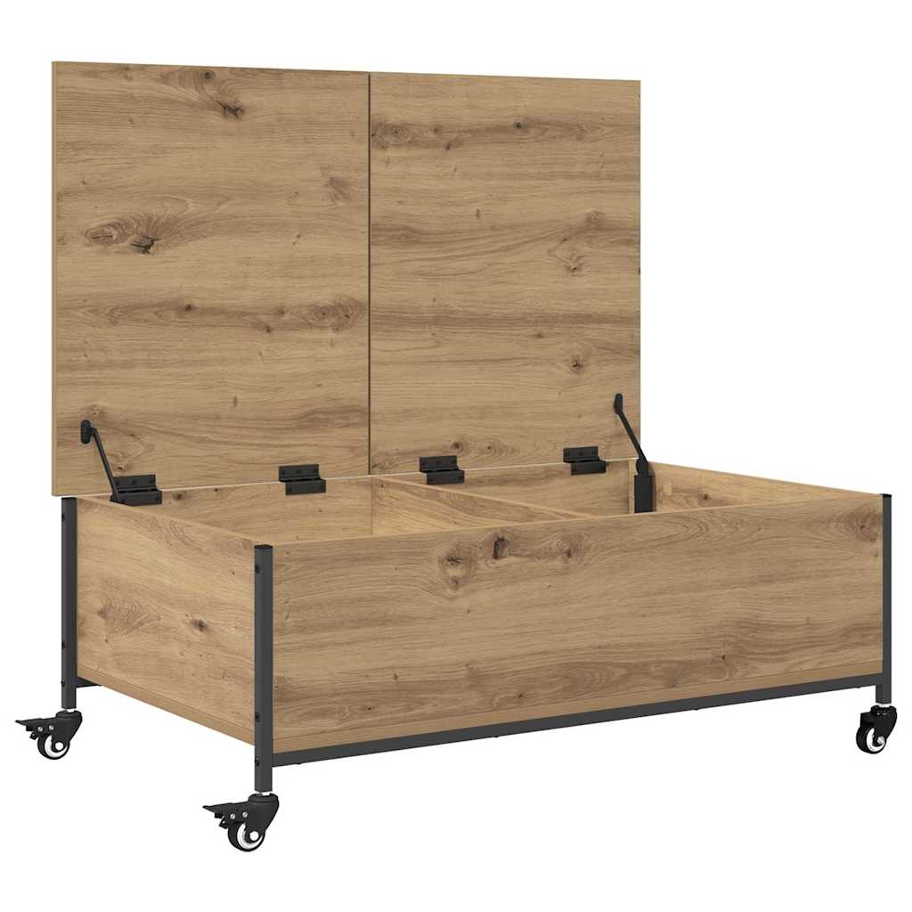Tavolino da salotto Rovere artigianale 91 x 55 x 32 cm | homemem39