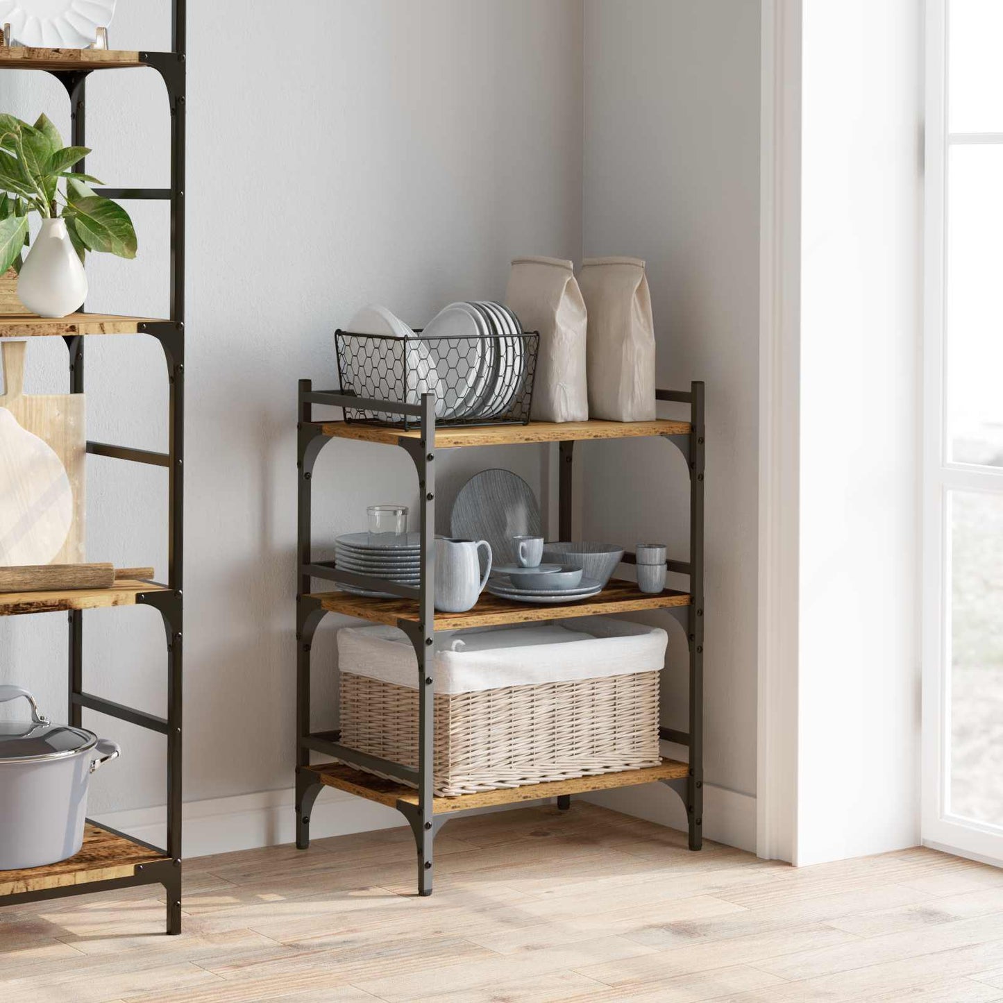 Carrello da Cucina Legno vecchio 50 x 35 x 75.5 cm | homemem39