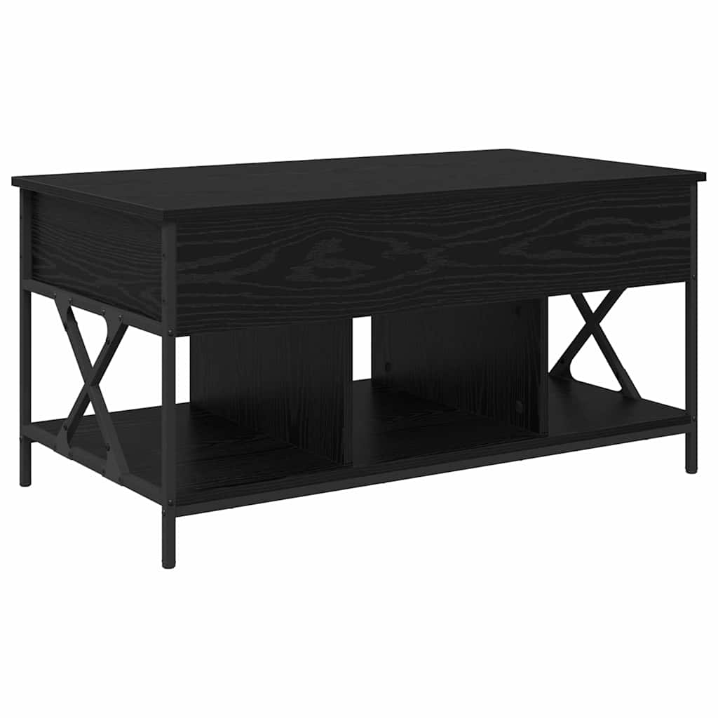 Tavolino da salotto Rovere Nero 100 x 55 x 48.5 cm
