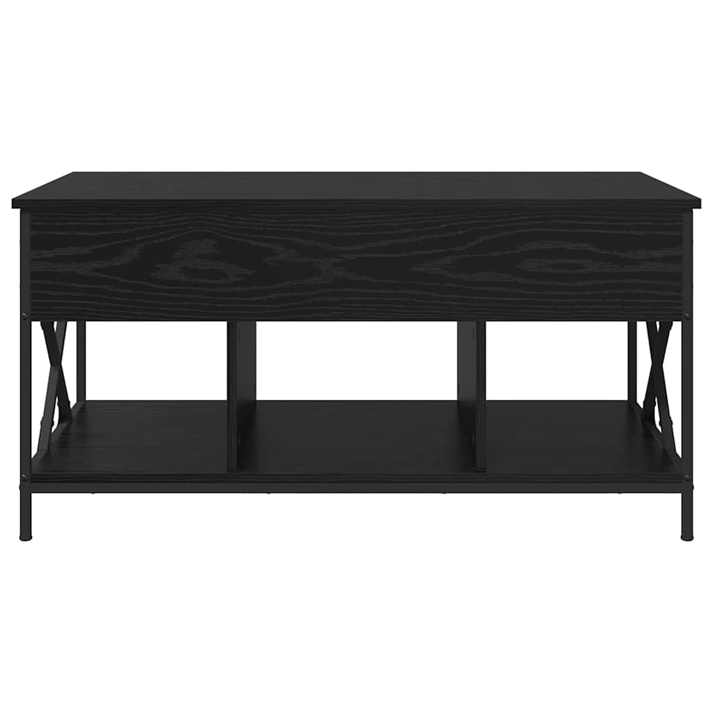 Tavolino da salotto Rovere Nero 100 x 55 x 48.5 cm