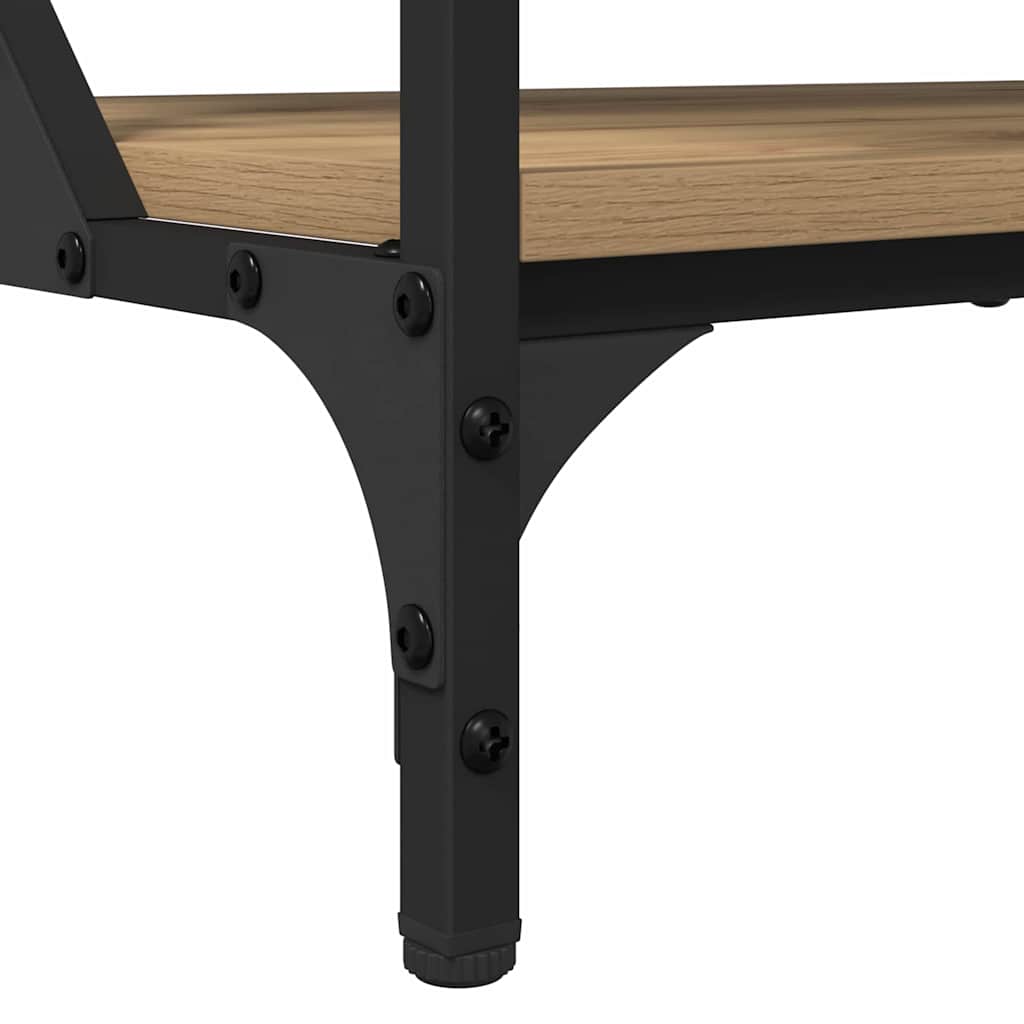 Tavolino da salotto Rovere artigianale 70x50x50cm