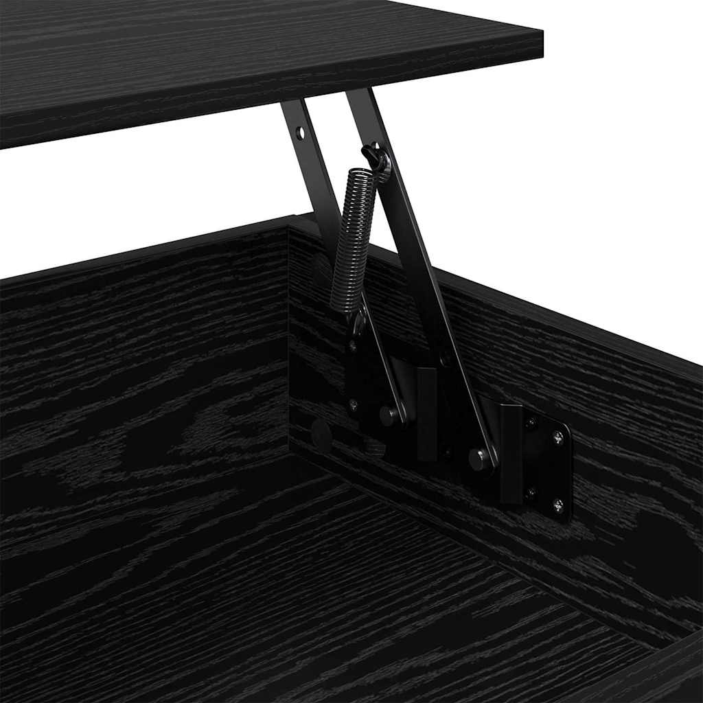 Tavolino da salotto Rovere Nero 100 x 50 x 50 cm