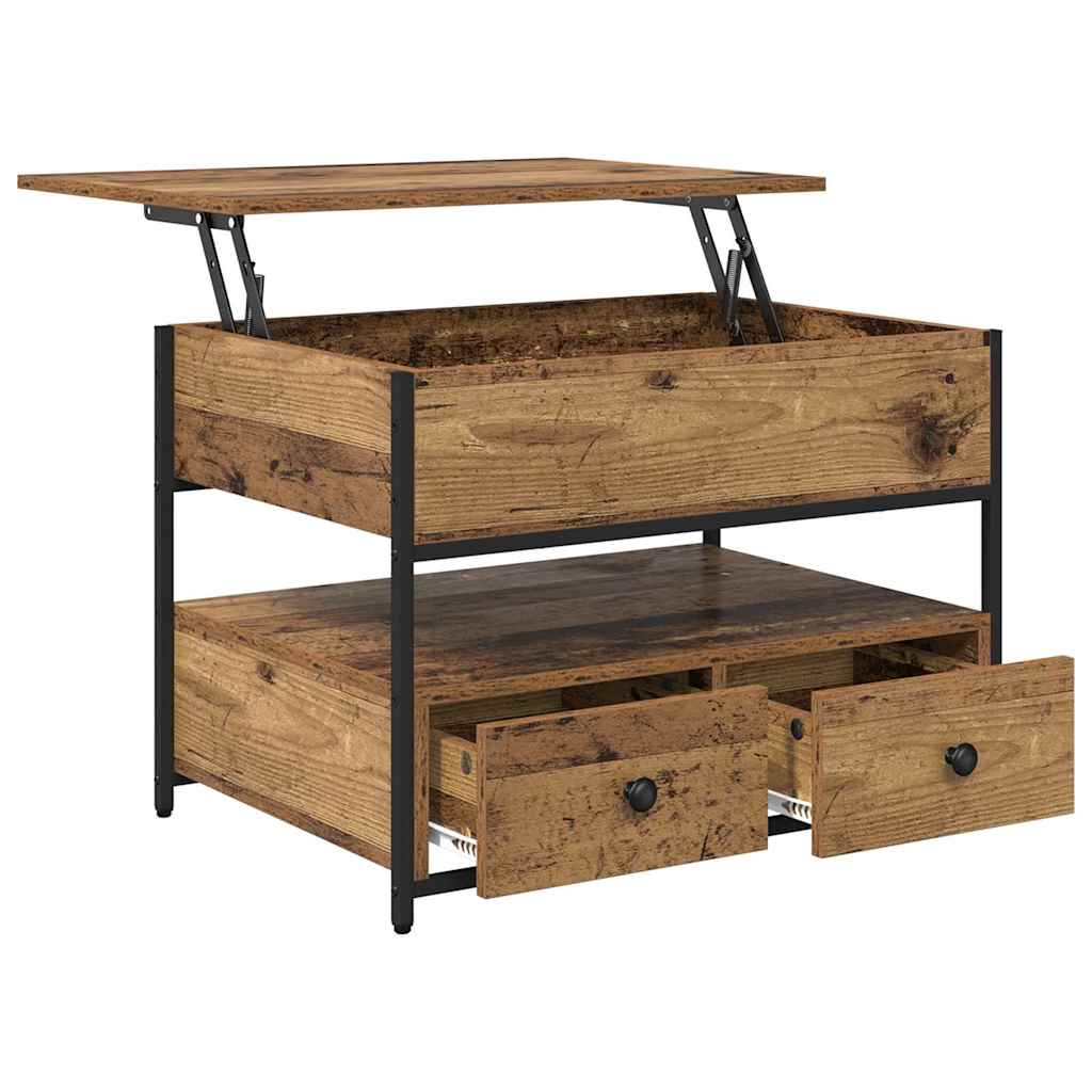 Tavolino da salotto Legno vecchio 70 x 50 x 54.5 cm