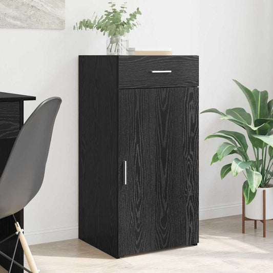 Credenza Rovere nero 42,5 x 40 x 93 cm Legno multistrato