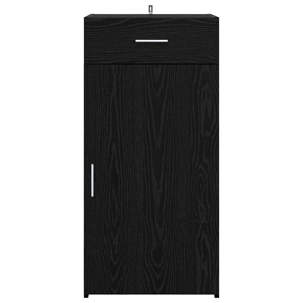 Credenza Rovere nero 42,5 x 40 x 93 cm Legno multistrato