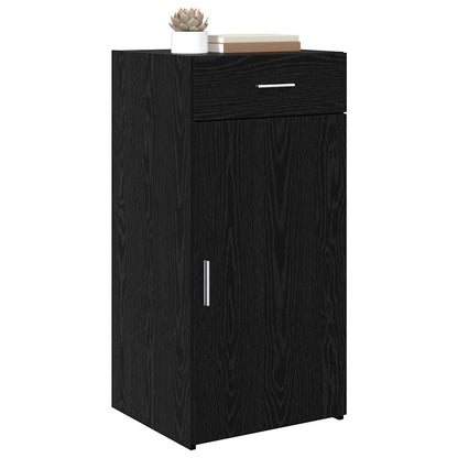 Credenza Rovere nero 42,5 x 40 x 93 cm Legno multistrato