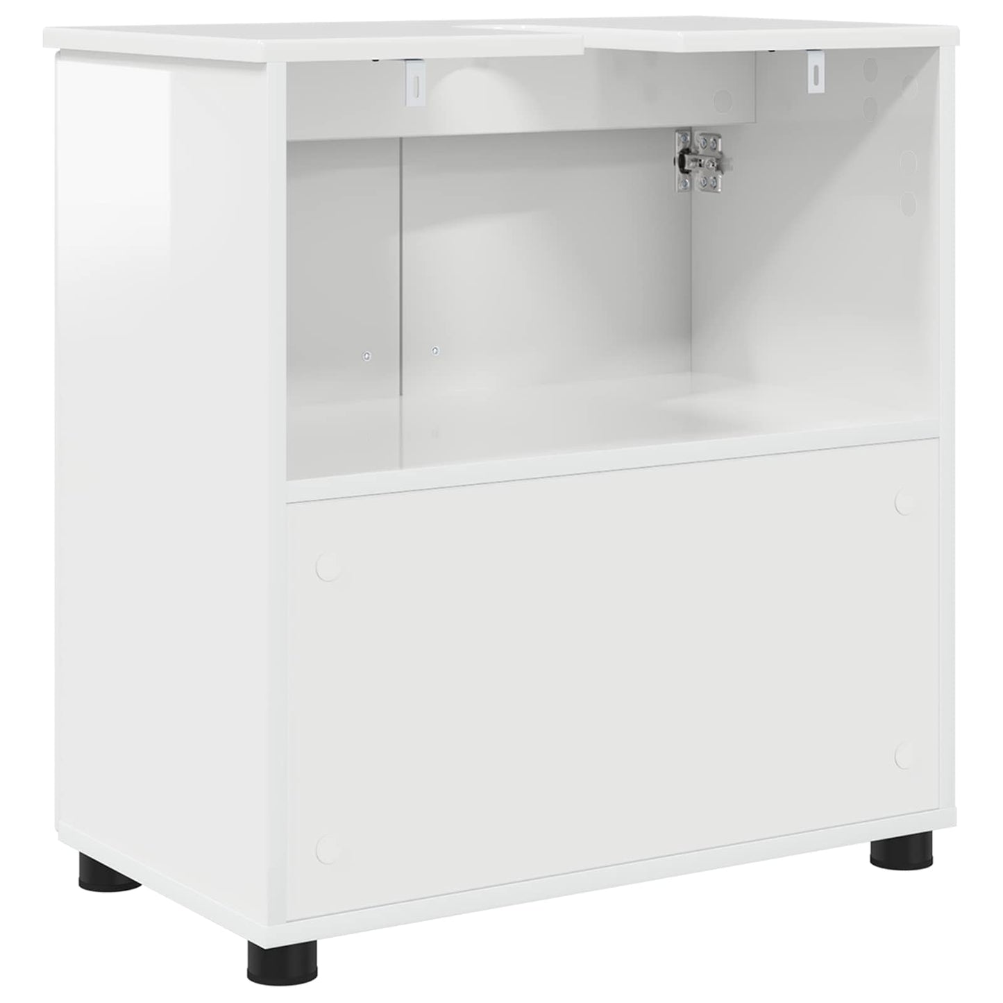 Mobile da Bagno Bianco Lucido 61 x 35 x 64 cm | homemem39