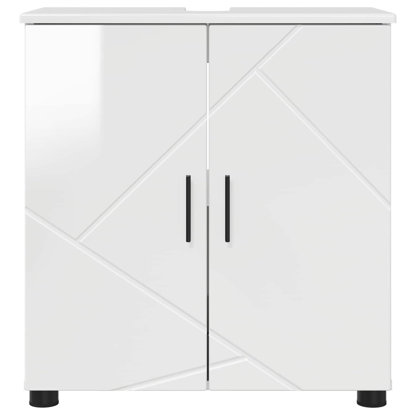 Mobile da Bagno Bianco Lucido 61 x 35 x 64 cm | homemem39