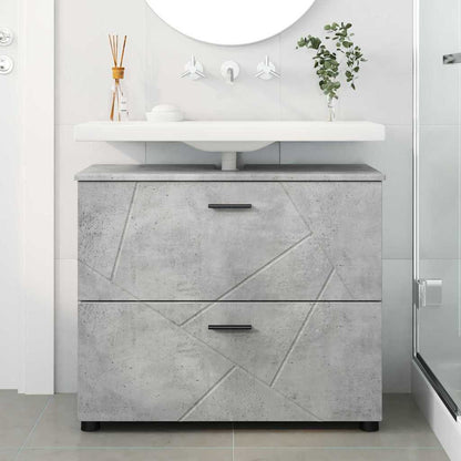 Mobile da Bagno Grigio cemento 76,5 x 35 x 64 cm | homemem39