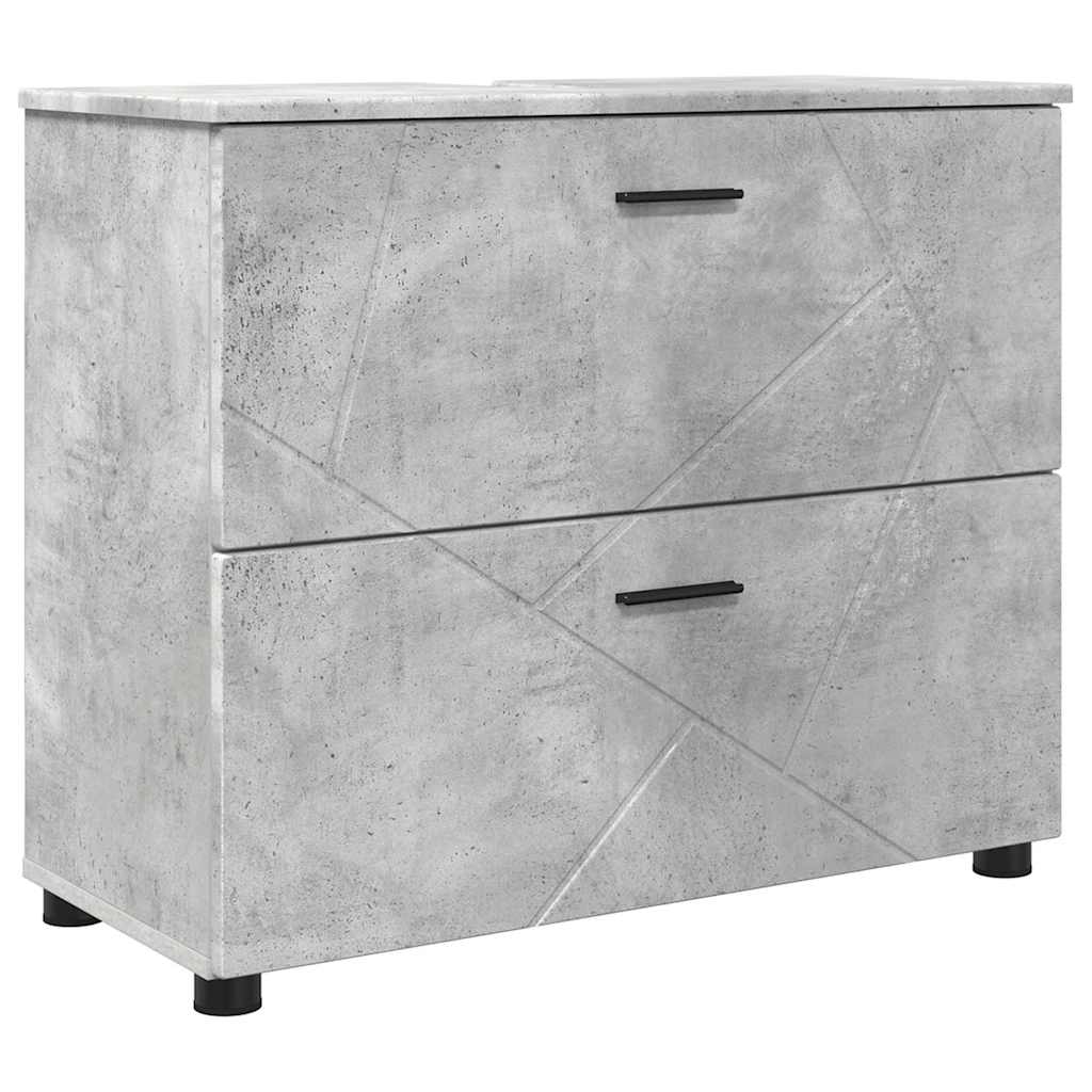 Mobile da Bagno Grigio cemento 76,5 x 35 x 64 cm | homemem39