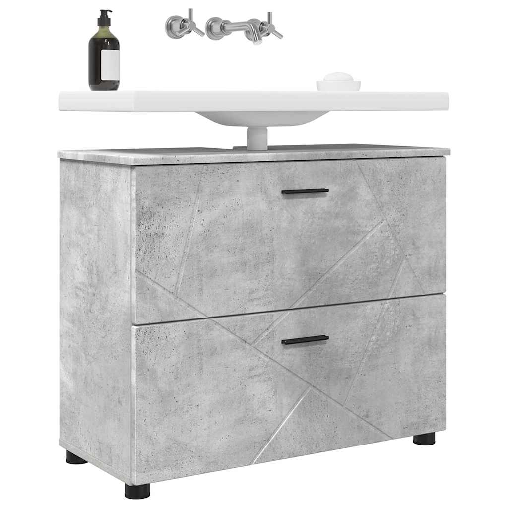 Mobile da Bagno Grigio cemento 76,5 x 35 x 64 cm | homemem39