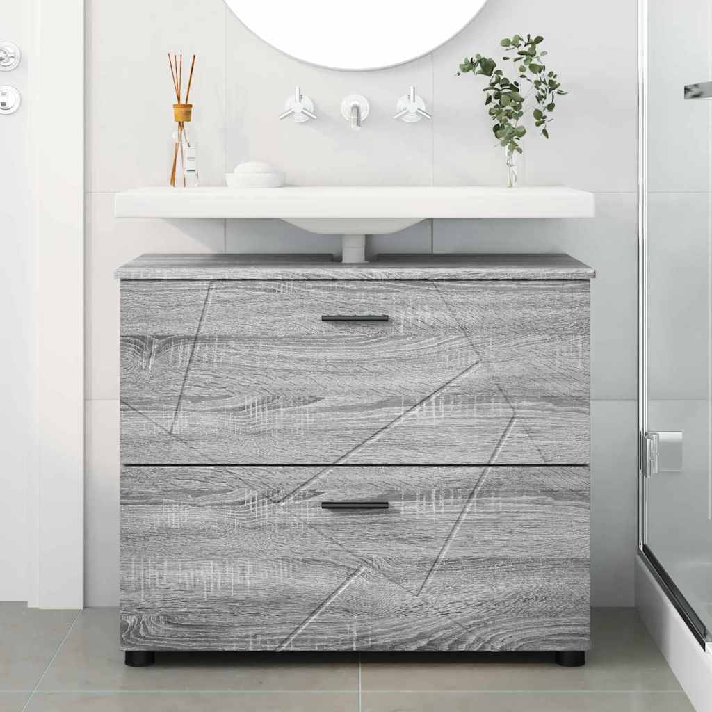 Mobile da Bagno Grigio Sonoma 76,5 x 35 x 64 cm | homemem39