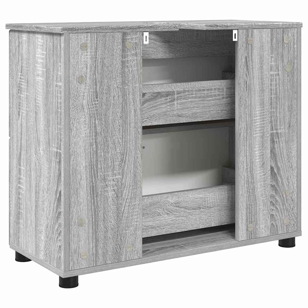 Mobile da Bagno Grigio Sonoma 76,5 x 35 x 64 cm | homemem39