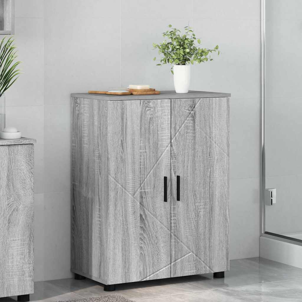 Mobile da Bagno Grigio Sonoma 60 x 35 x 80 cm | homemem39