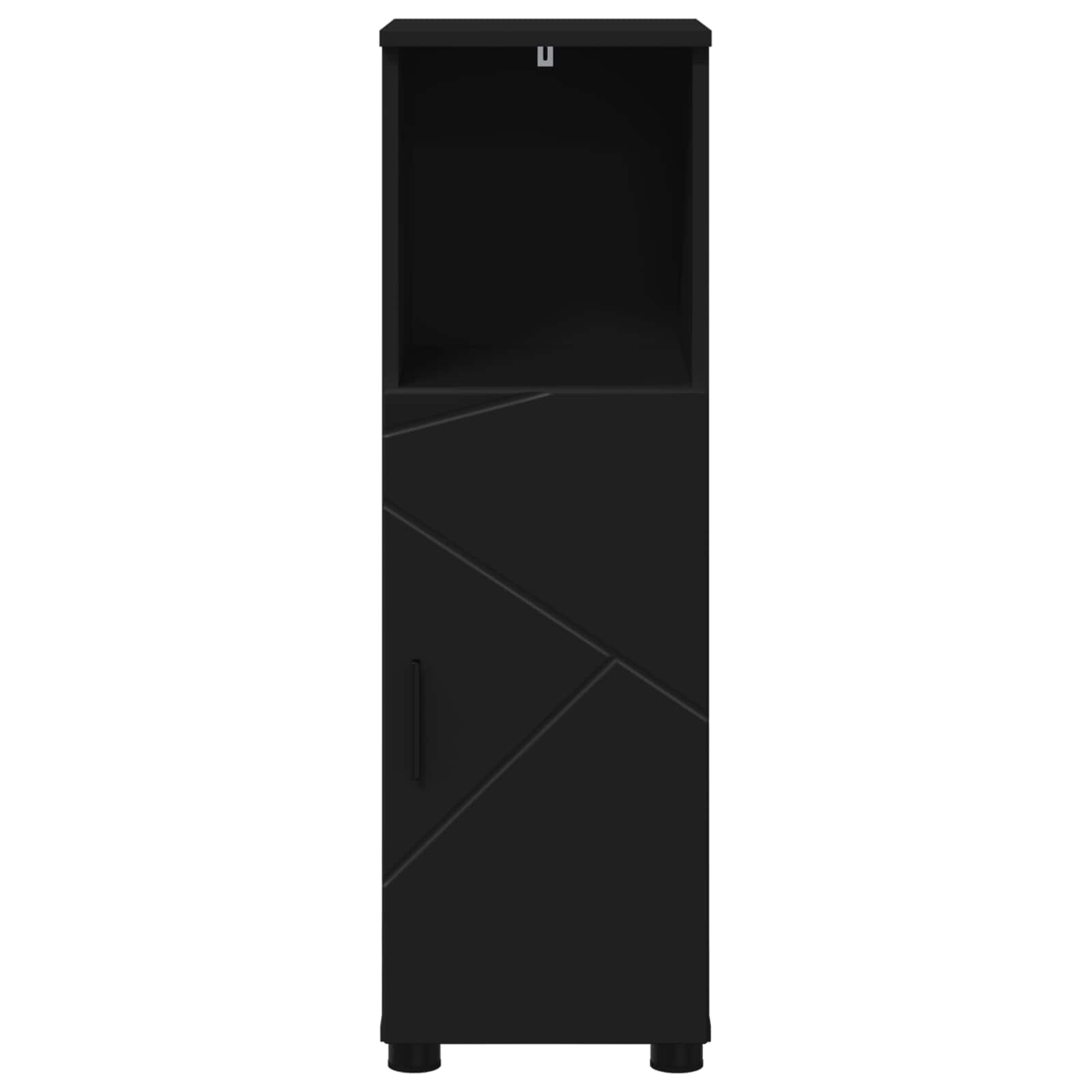 Mobile da Bagno Nero 30 x 35 x 95 cm | homemem39
