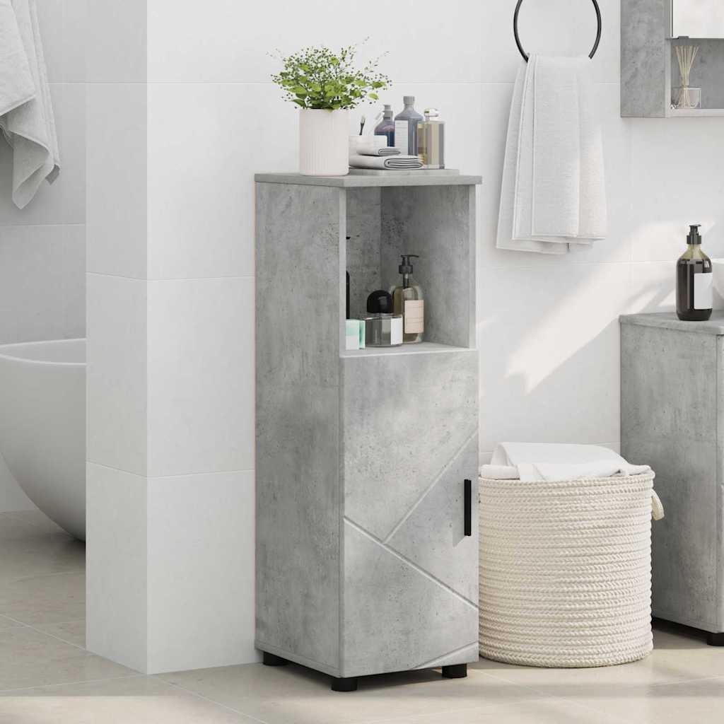 Mobile da Bagno Grigio cemento 30 x 35 x 95 cm | homemem39