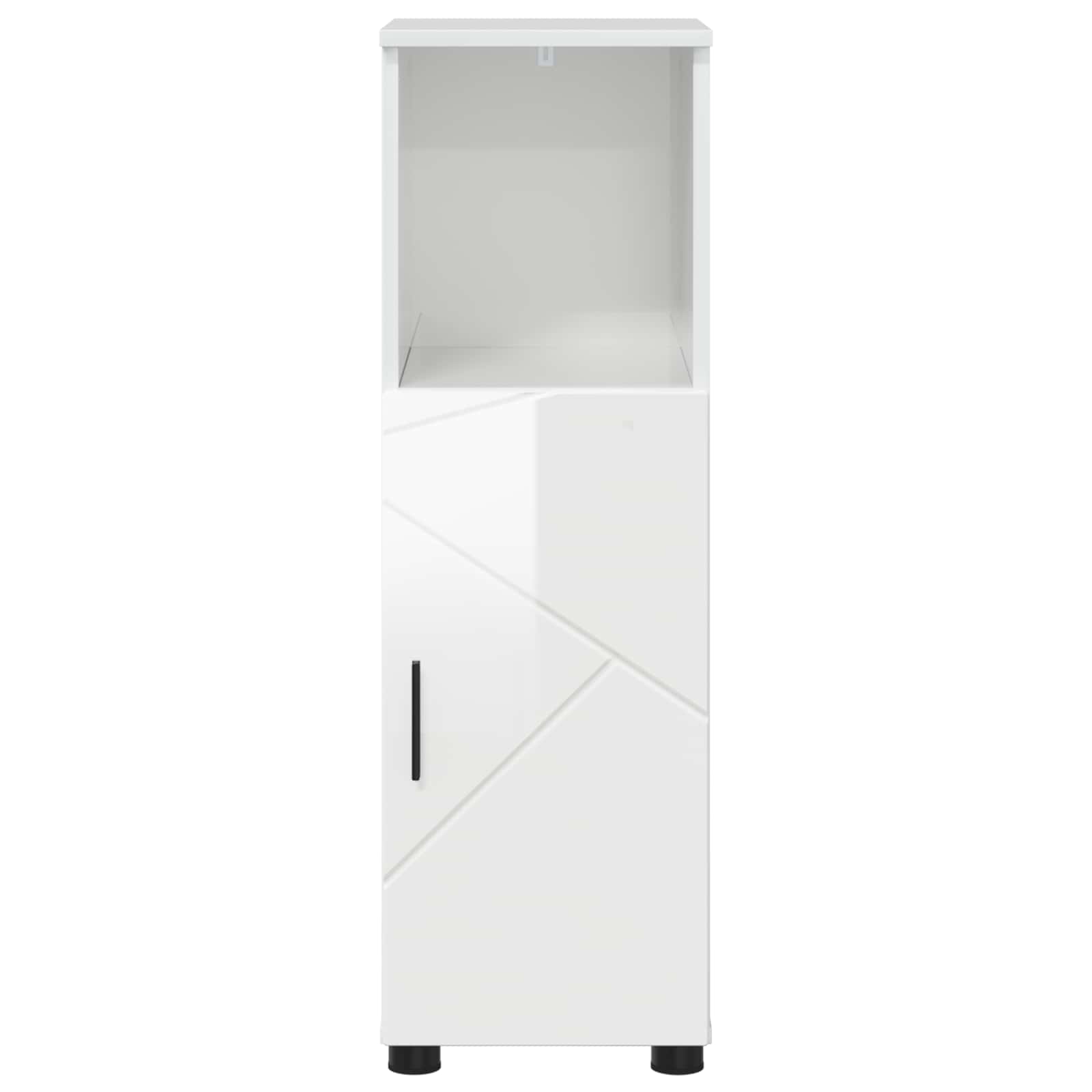 Mobile da Bagno Bianco Lucido 30 x 35 x 95 cm | homemem39
