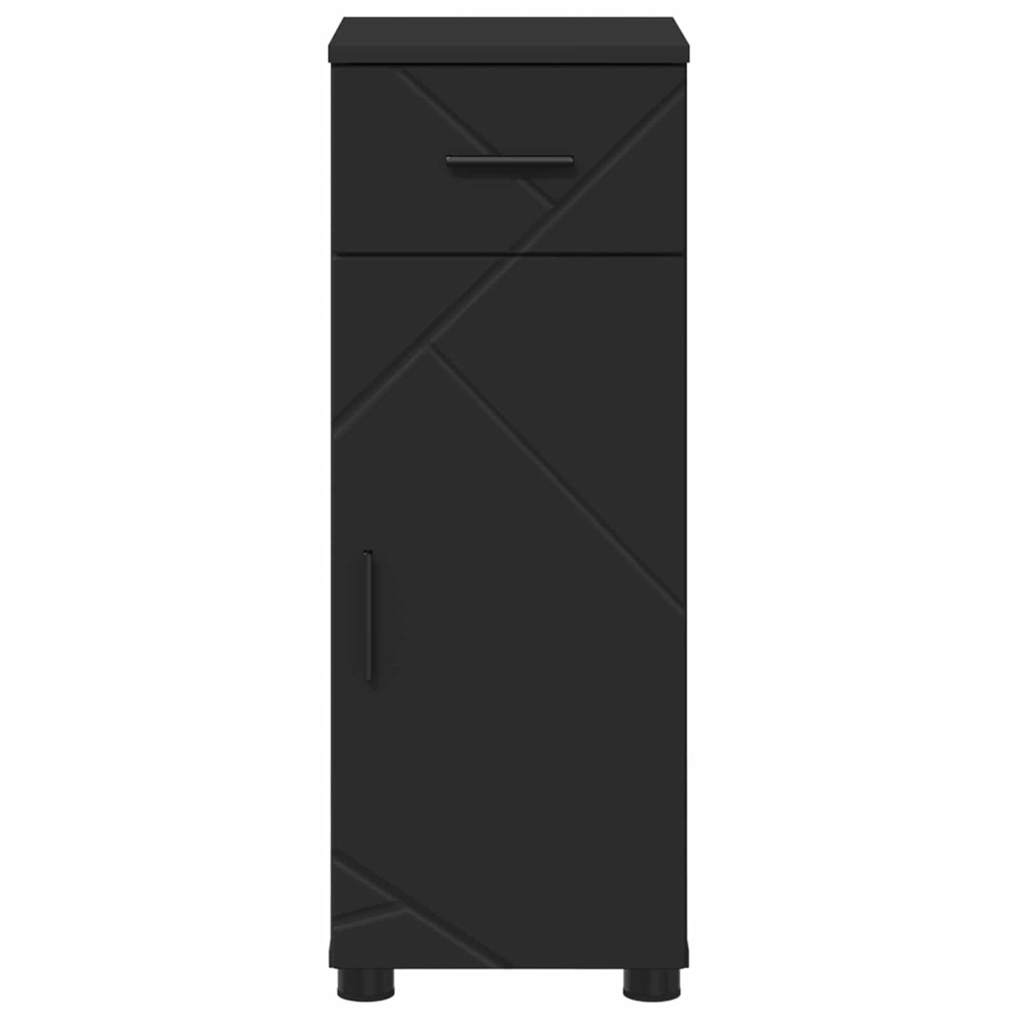 Mobile da Bagno Nero 30 x 35 x 80 cm | homemem39
