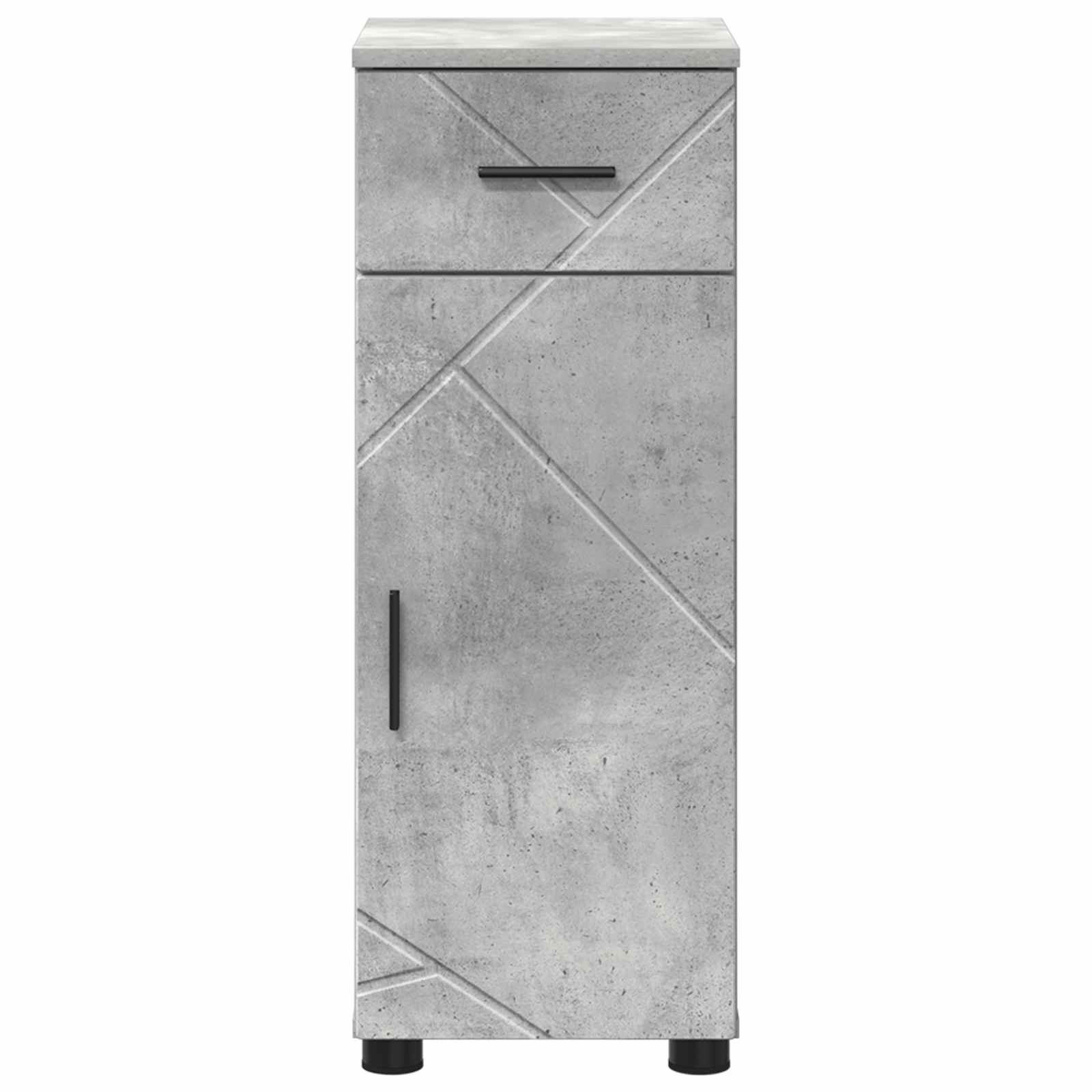 Mobile da Bagno Grigio cemento 30 x 35 x 80 cm | homemem39