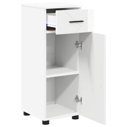 Mobile da Bagno Bianco Lucido 30 x 35 x 80 cm | homemem39