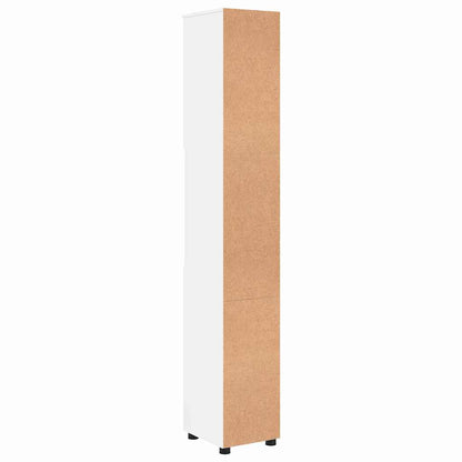 Mobile da Bagno Bianco Lucido 30 x 35 x 192 cm | homemem39