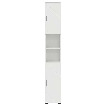 Mobile da Bagno Bianco Lucido 30 x 35 x 192 cm | homemem39