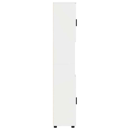 Mobile da Bagno Bianco Lucido 30 x 35 x 192 cm | homemem39